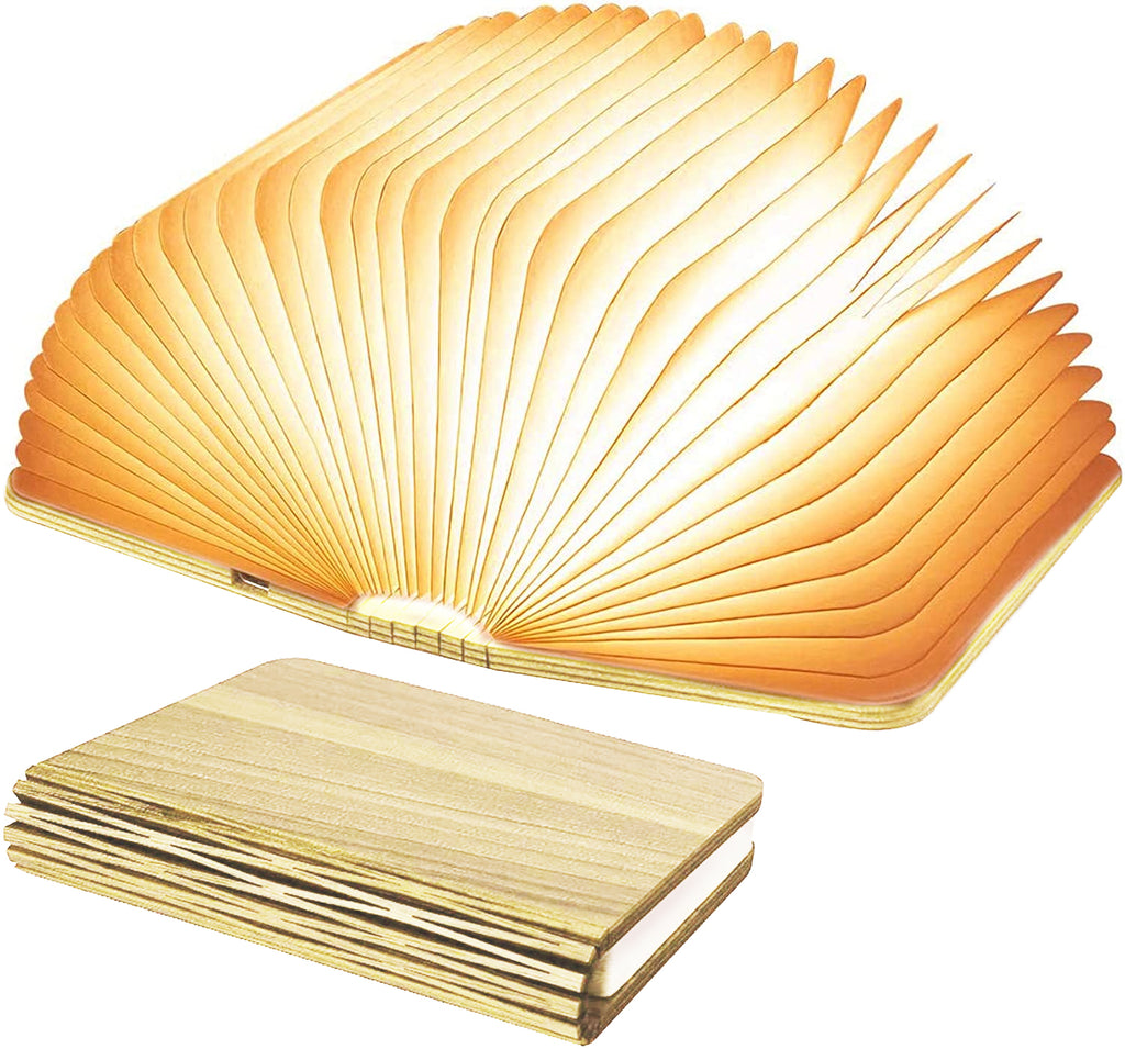 Wooden Book LED Light