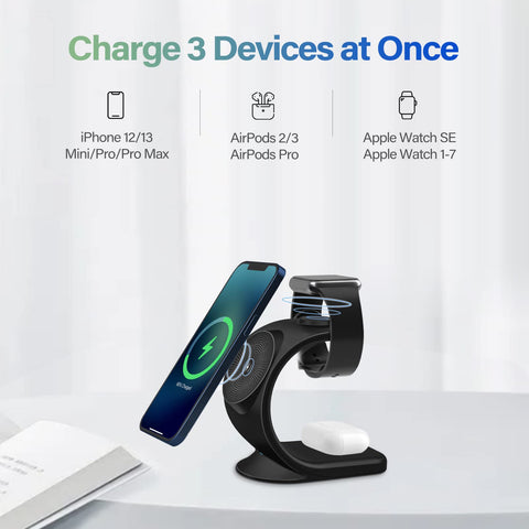 3 in 1 Magnetic Wireless Charger