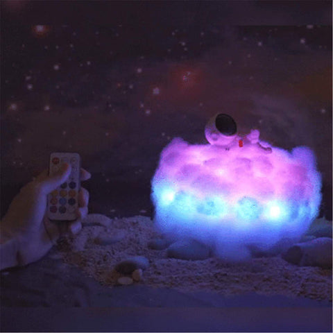 LED Colorful Clouds Astronaut Lamp