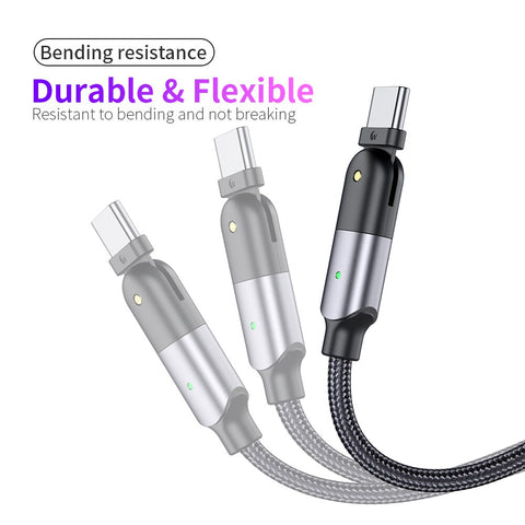 Rotating 100W SuperCharge Cable